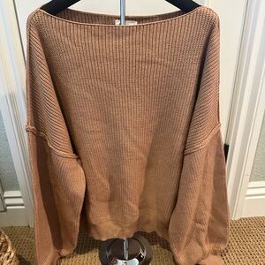Off Shoulder Sweater
